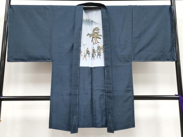 平和屋着物●極上　男性　本場大島紬　アンサンブル　キングサイズ　100亀甲　総詰め　逸品　未使用　CYAA4196s6