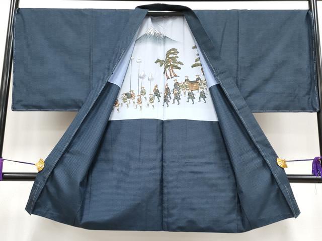 平和屋着物●極上　男性　本場大島紬　アンサンブル　キングサイズ　100亀甲　総詰め　逸品　未使用　CYAA4196s6