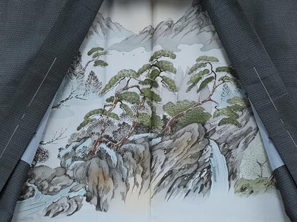 平和屋着物●極上　男性　本場大島紬　アンサンブル　100亀甲　総詰め　逸品　未使用　CYAA4198s6
