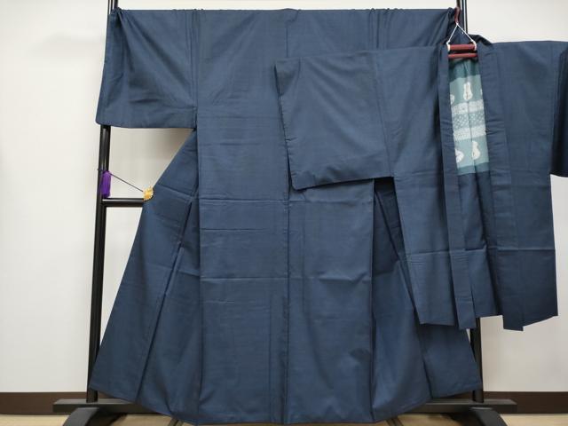 平和屋着物●極上　男性　本場大島紬　アンサンブル　キングサイズ　100亀甲　総詰め　阪急百貨店扱い　逸品　CYAA4200s6