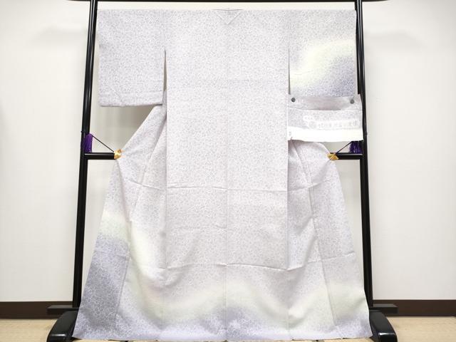 平和屋本店●極上　訪問着　輪奈織　葵花文　暈し染め　やまと金ラベル　反端付き　逸品　CYAA4207s6
