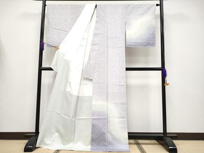 平和屋本店●極上　訪問着　輪奈織　葵花文　暈し染め　やまと金ラベル　反端付き　逸品　CYAA4207s6