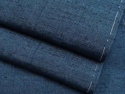 平和屋着物●極上　男性　紬　色無地　濃紺地　逸品　未使用　CYAA4218s6