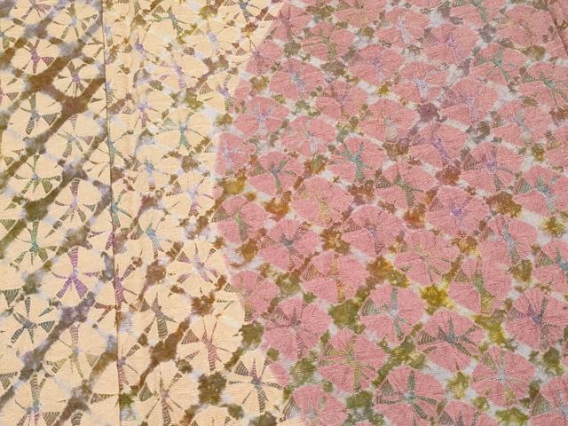 平和屋着物●極上　菅原工房　菅原結作　漢方染紬　訪問着　証紙付き　逸品　未使用　CYAA4219s6