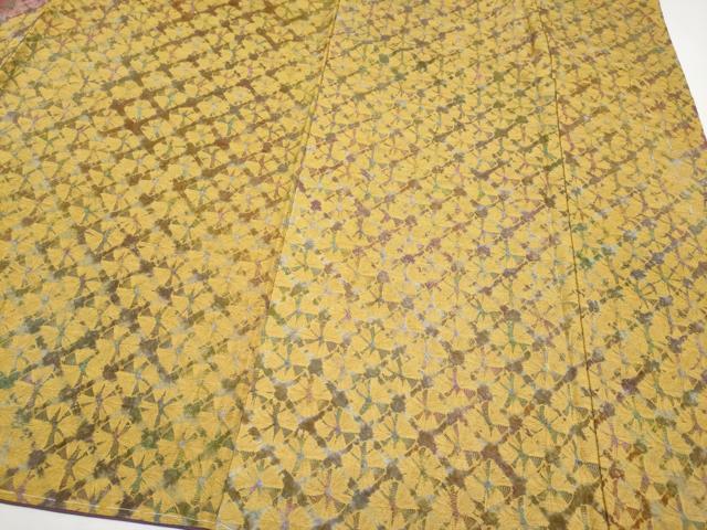 平和屋着物●極上　菅原工房　菅原結作　漢方染紬　訪問着　証紙付き　逸品　未使用　CYAA4219s6