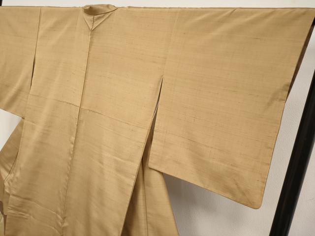 平和屋本店●極上 伝統工芸士 曽根武勇 訪問着 紬地 霞文 香染色地 逸品 CYAA4224s6