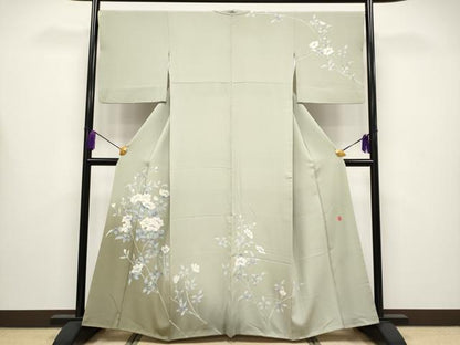 平和屋本店●極上 本加賀友禅作家 和泉衛知 訪問着 枝花文 暈し染め さが美扱い 逸品 CYAA4239s6