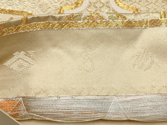 平和屋着物●極上　西陣の名門　本家加納　六通柄袋帯　唐織　高砂　金糸　逸品　CYAA4243s6