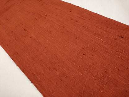 平和屋着物●極上　浦野理一　経節紬　つけ帯　色無地　赤銅色　逸品　CYAA4265s6