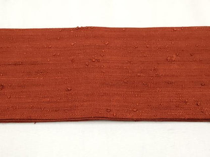 平和屋着物●極上　浦野理一　経節紬　つけ帯　色無地　赤銅色　逸品　CYAA4265s6