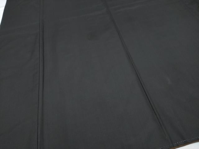 平和屋着物●極上　本場縞大島紬　色無地　黒地　洒落紋　逸品　CYAA4291s6