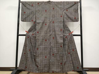 平和屋着物●極上　希少　本場大島紬　龍郷絣　逸品　CYAA4294s6