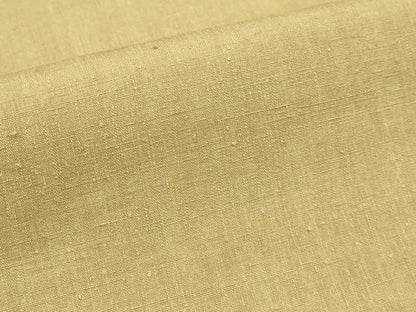 平和屋本店●極上　本場結城紬　重要無形文化財　色無地　木蘭色　奥順謹製　証紙付き　逸品　未使用　CYAA4314s6
