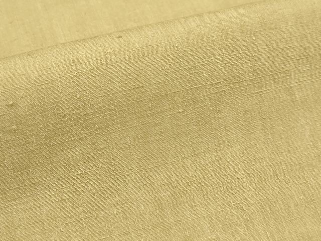 平和屋本店●極上　本場結城紬　重要無形文化財　色無地　木蘭色　奥順謹製　証紙付き　逸品　未使用　CYAA4314s6