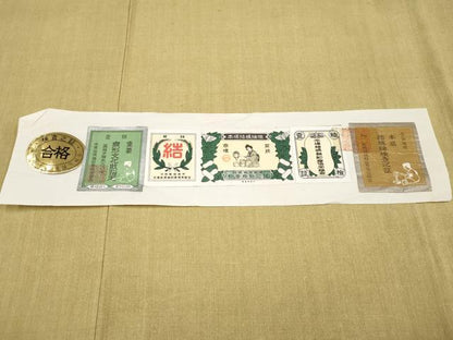 平和屋本店●極上　本場結城紬　重要無形文化財　色無地　木蘭色　奥順謹製　証紙付き　逸品　未使用　CYAA4314s6