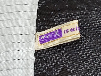 平和屋着物＊極上 夏物 越後夏大島物語 伝統工芸士白川貞夫 十日町白新染織謹製 9マルキ 枝花文 さが美扱い 証紙付 逸品 未使用 CYAA4315s6