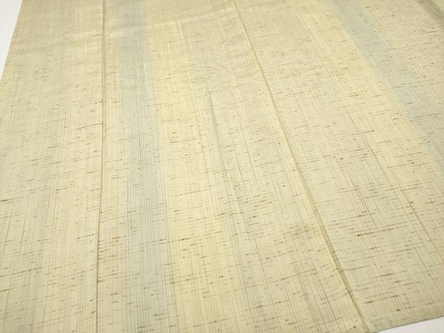 平和屋着物▽極上 ぜんまい紬 単衣 間道 逸品 CYAA4317s6