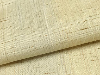 平和屋着物▽極上 ぜんまい紬 単衣 間道 逸品 CYAA4317s6