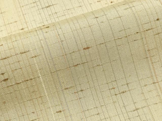 平和屋着物▽極上 ぜんまい紬 単衣 間道 逸品 CYAA4317s6