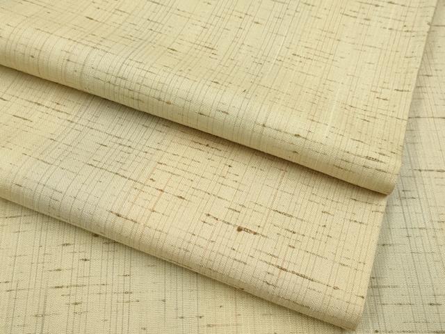 平和屋着物▽極上 ぜんまい紬 単衣 間道 逸品 CYAA4317s6