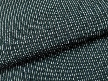 平和屋着物●極上　本塩沢　縞　百入茶色地　逸品　CYAA4330s6