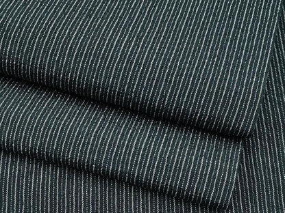 平和屋着物●極上　本塩沢　縞　百入茶色地　逸品　CYAA4330s6