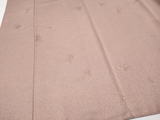平和屋着物●極上　色無地　草花地紋　鴇浅葱色地　銀座おゝぎ屋扱い　逸品　CYAA4331s6