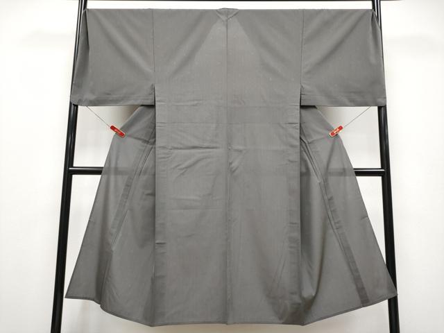 平和屋本店＊極上 夏物 男性 お召 キングサイズ 水玉 檳榔子染色地 逸品 CYAA4347s6