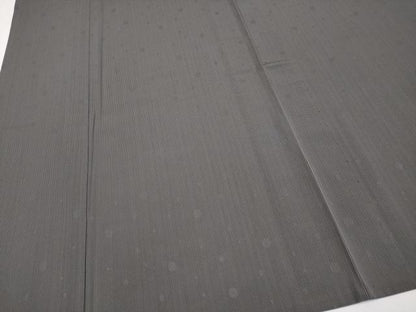 平和屋本店＊極上 夏物 男性 お召 キングサイズ 水玉 檳榔子染色地 逸品 CYAA4347s6