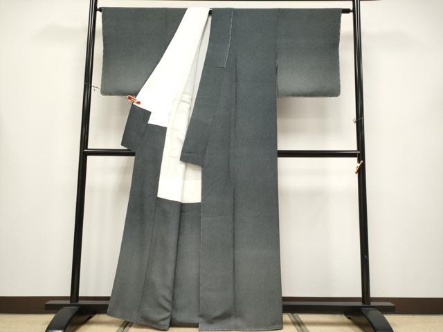 平和屋着物●極上　世界的人形師　辻村寿三郎　ジュサブロー　訪問着　江戸小紋　鮫小紋柄　暈し染め　逸品　未使用　CYAA4349s6