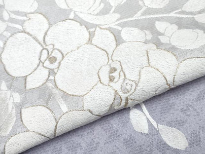 平和屋本店●極上 訪問着 総刺繍 胡蝶蘭 暈し染め 金糸 紫水晶色地 逸品 未使用 CYAA4352s6