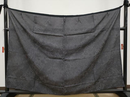 平和屋着物∞極上　道中着　二部式　お召地　更紗花唐草文　反端付き　逸品　未使用　CYAA4361s6