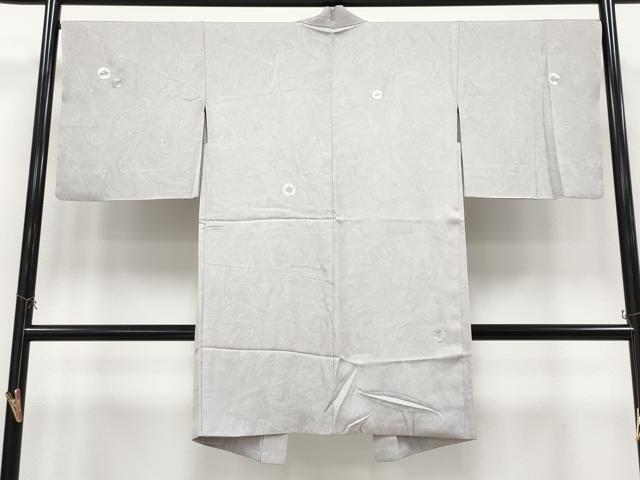平和屋本店＃極上　長羽織　総刺繍　舞花文　墨流し文様　銀糸　逸品　CYAA4363s6