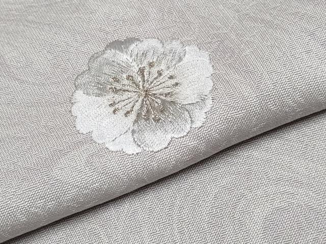 平和屋本店＃極上　長羽織　総刺繍　舞花文　墨流し文様　銀糸　逸品　CYAA4363s6