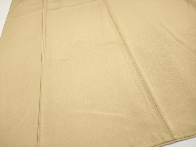 平和屋着物●極上　色無地　丁子色　逸品　CYAA4366s6