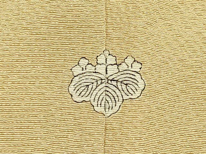 平和屋着物●極上　色無地　丁子色　逸品　CYAA4366s6