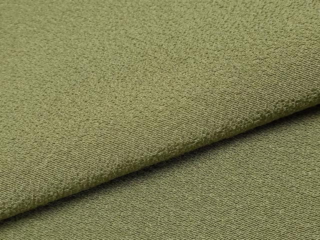 平和屋着物●極上　色無地　海松色　逸品　CYAA4372s6