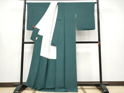 平和屋着物●極上　色無地　虫襖色　逸品　CYAA4373s6