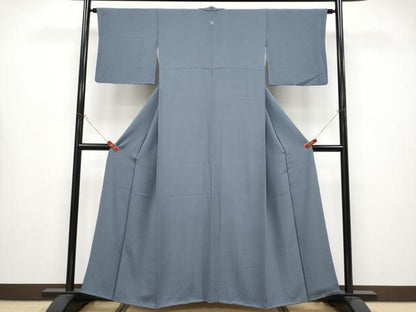 平和屋着物●極上　色無地　褐色　逸品　CYAA4374s6