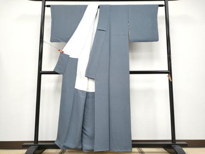 平和屋着物●極上　色無地　褐色　逸品　CYAA4374s6