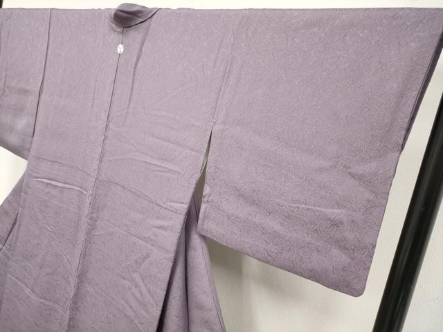 平和屋着物●極上　色無地　霞地紋　浅紫色　逸品　CYAA4377s6