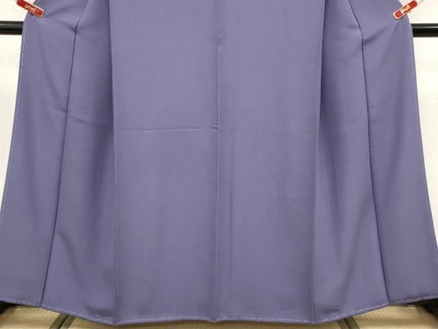 平和屋着物●極上　色無地　濃鼠色　逸品　未使用　CYAA4378s6