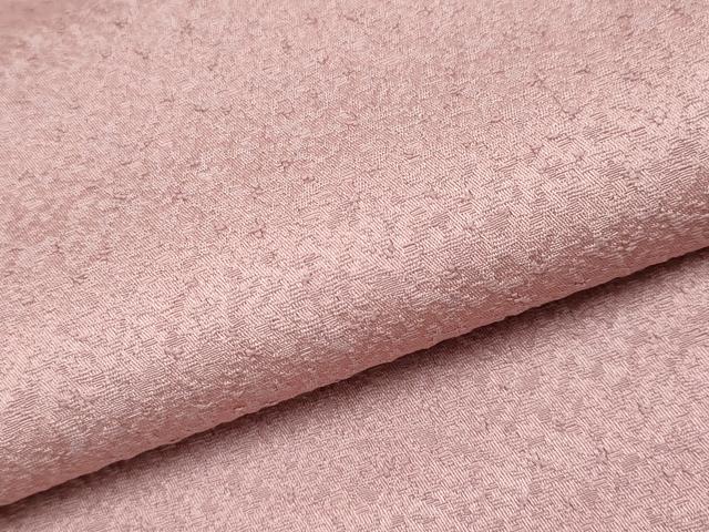 平和屋着物●極上　色無地　堅牢染め　退紅染　反端付き　逸品　CYAA4379s6