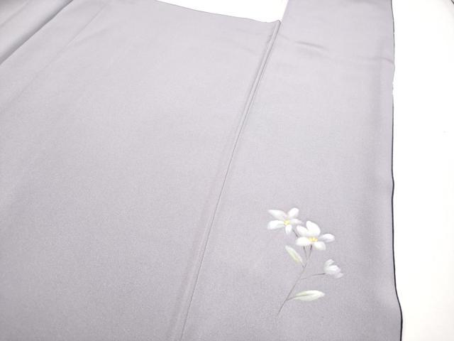 平和屋着物●極上　訪問着　手描き　枝花文　暈し染め　銀彩　逸品　CYAA4382s6