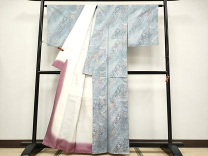 平和屋着物●極上　都喜ヱ門　本場大島紬　9マルキ　泥染　総絣　宮廷の都　下田礼子作　藤絹織物謹製　証紙付き　逸品　未使用 CYAA4384s6