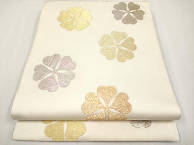 平和屋着物●極上　龍村美術織物　たつむら　六通柄　本袋帯　明日桜　金銀糸　逸品　CYAA4407s6