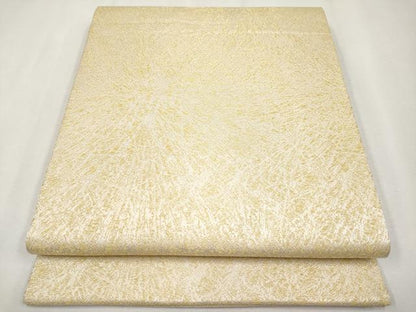 平和屋着物●極上　龍村美術織物　九寸開き名古屋帯　菊もみ錦　金糸　逸品　CYAA4412s6