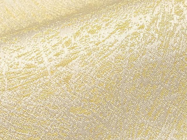 平和屋着物●極上　龍村美術織物　九寸開き名古屋帯　菊もみ錦　金糸　逸品　CYAA4412s6