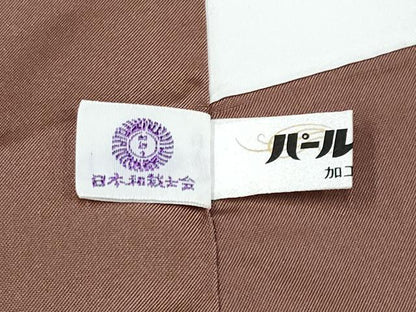 平和屋着物●極上　本場大島紬　7マルキ　泥染め　手織り　竹千雅　泥の舞　たけがわ織物謹製　証紙付き　逸品　未使用　CYAA4426s6
