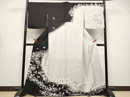 平和屋着物●極上　訪問着　舞花文　暈し染め　金通し地　逸品　CYAA4440s6